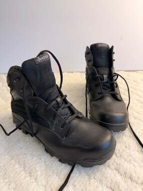 Bates Tactical Sport Boots Mens 12 Black Leather E02061 (305_R)